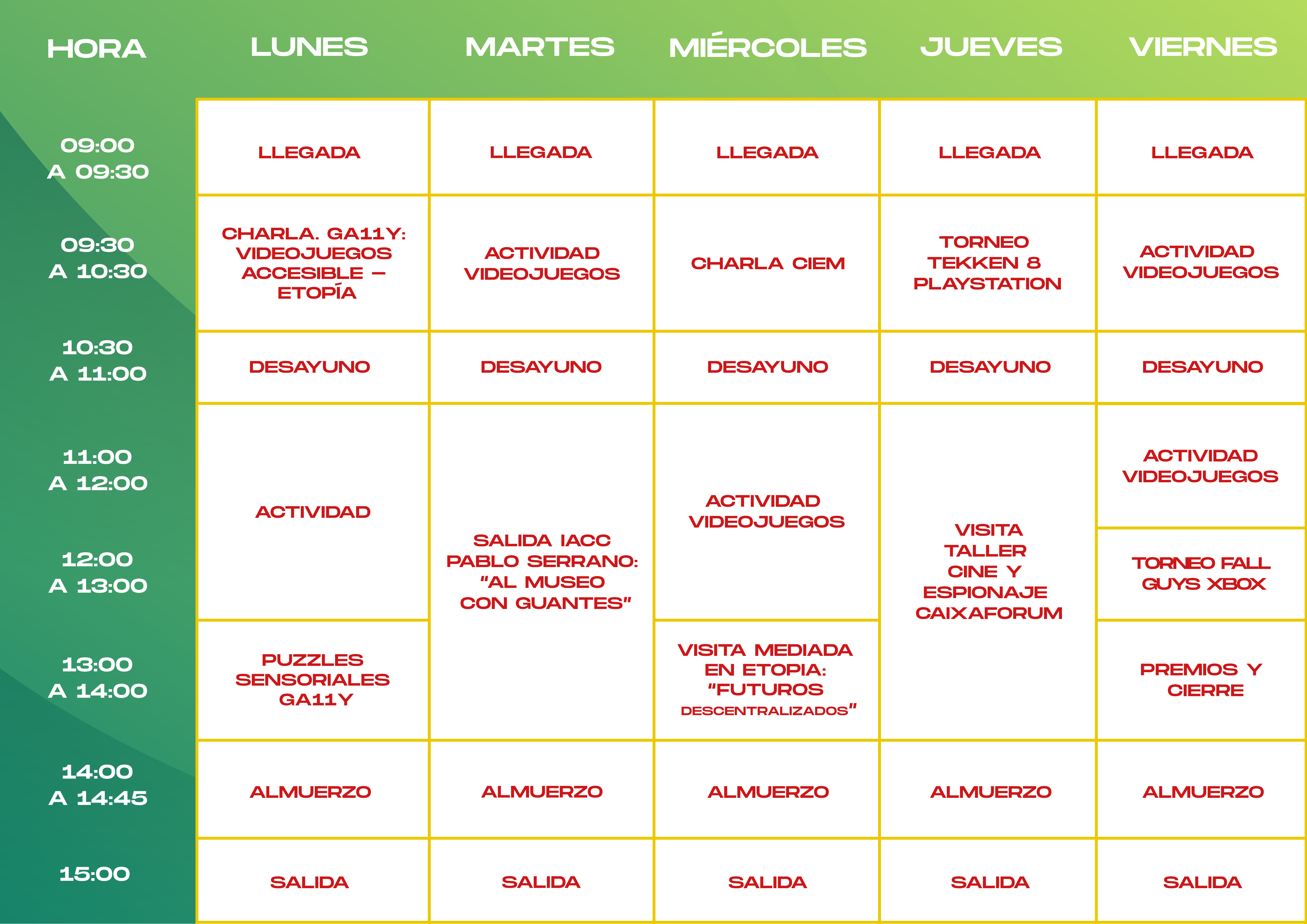 HORARIO